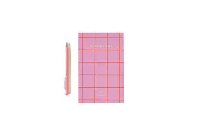 Notepad - Checkered Pink | A-Journal