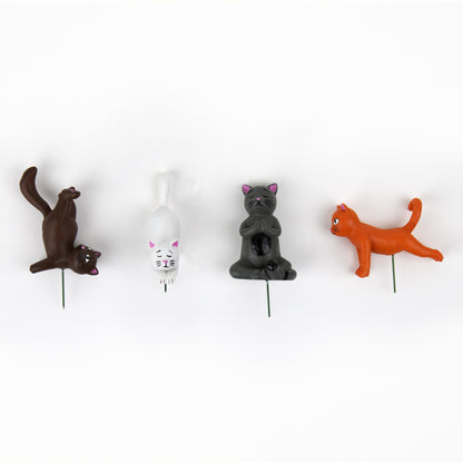 Yoga cats voor plantenpot | Gift Republic - de inKijk