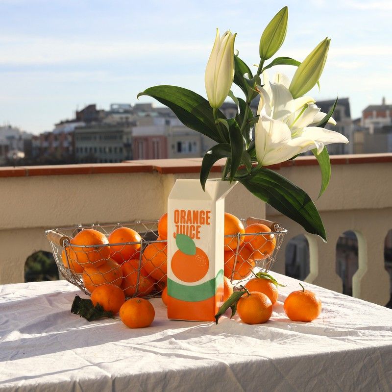 Vase orange juice | Fluid market - de inKijk
