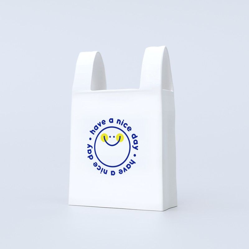 Vase plastic bag | Fluid market - de inKijk
