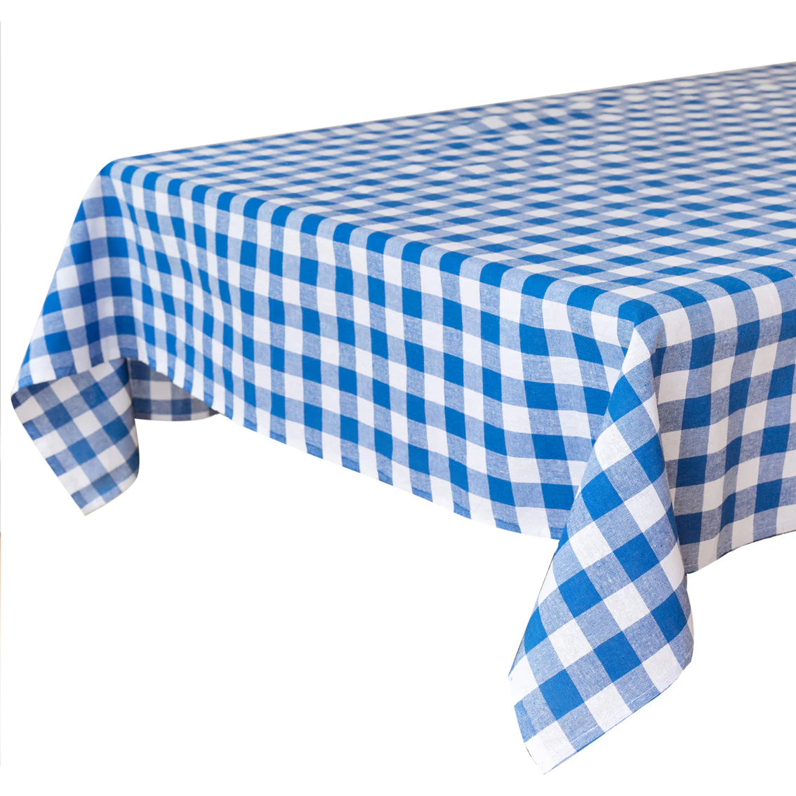 Tablecloth - blue & white gingham | Talking Tables
