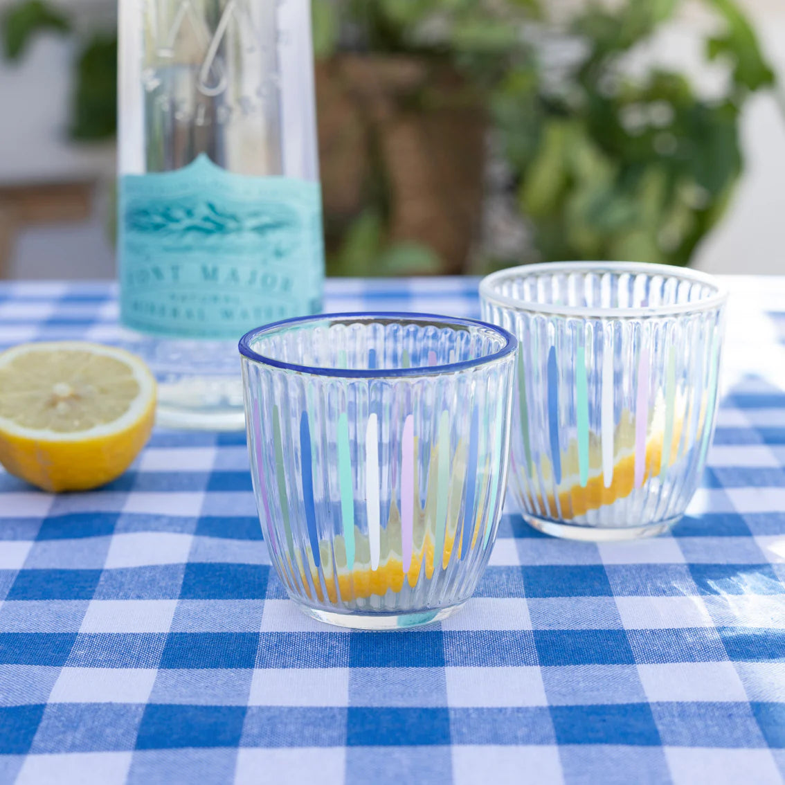 Tablecloth - blue & white gingham | Talking Tables