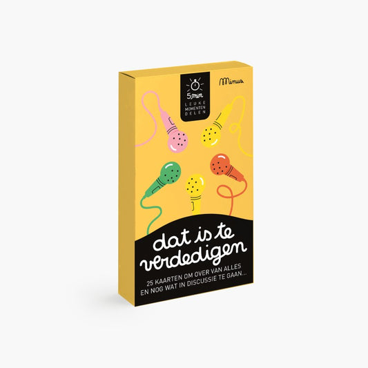 DAT IS TE VERDEDIGEN - 5 min. leuke momenten delen | Minus Editions