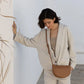 Farou half moon bag - acorn | Monk & Anna