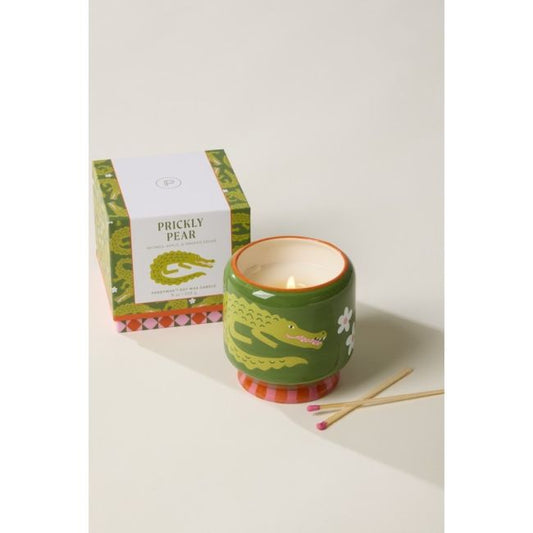 Ceramic Candle Crocodile - Prickly Pear | Paddywax