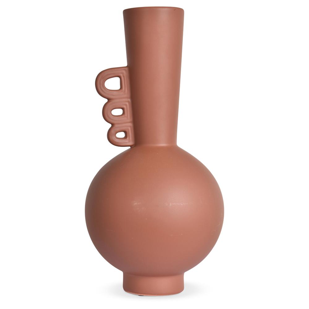 Vaas ada - terracotta | Opjet Paris - de inKijk