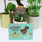 Adorable dogs voor plantenpot - set v. 4 | Gift Republic