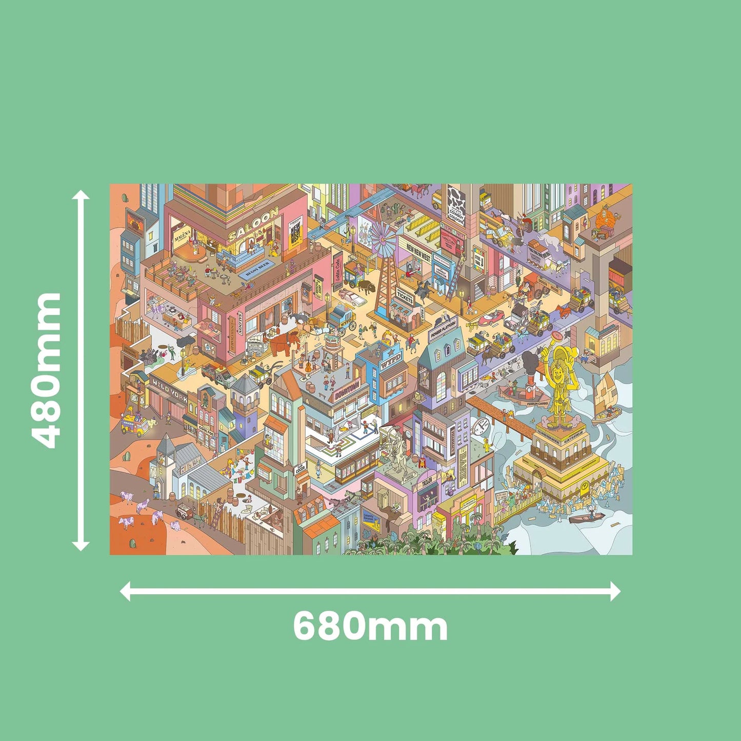 CITY ESCAPE puzzel | Puzzle in a bag