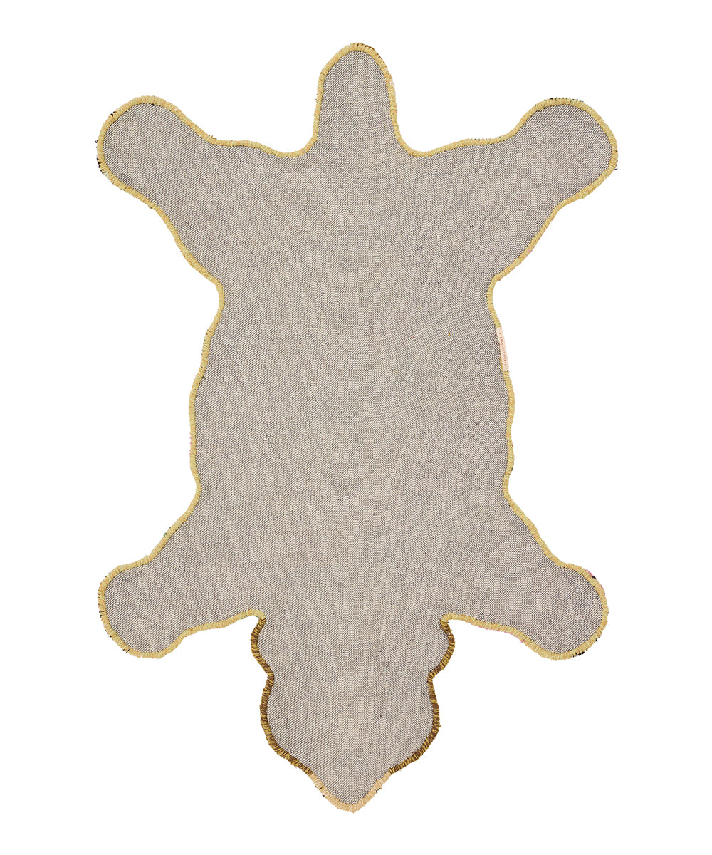 Archie Check Bear Rug - Large | Doing Goods
