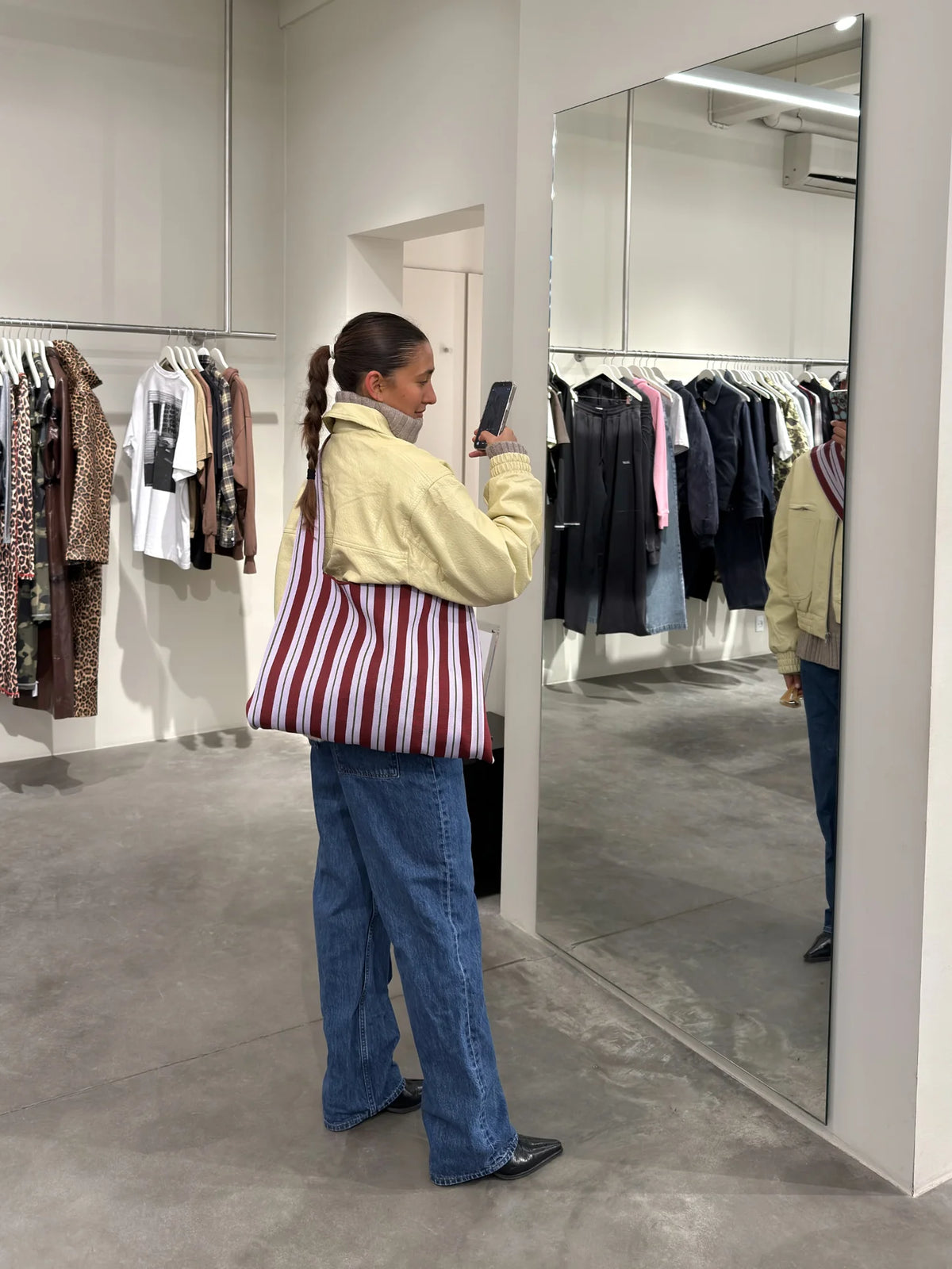 Boxer Bag - Burgundy | Mosj Atelier