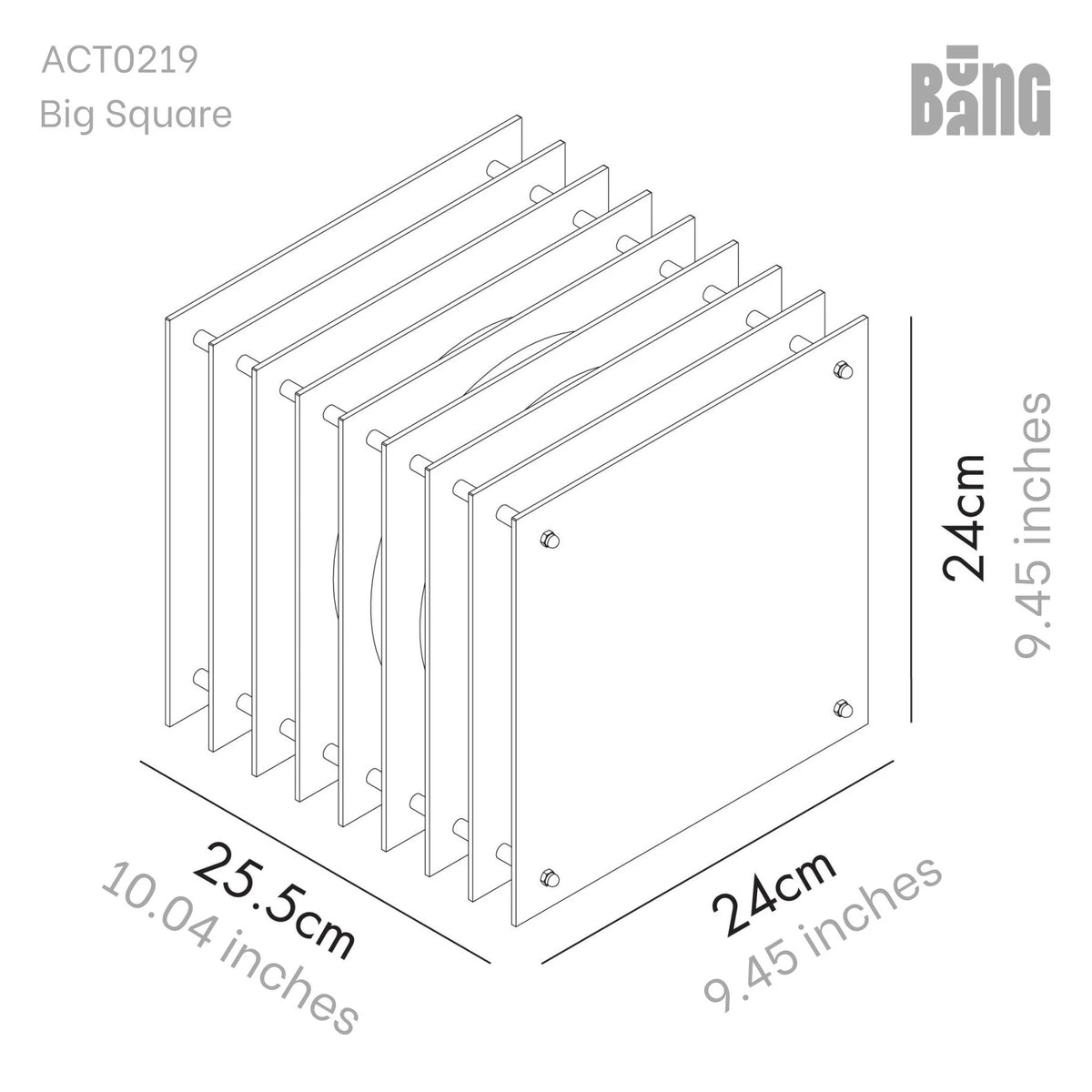 Lop lamp big square - dreamy | BaNG Design