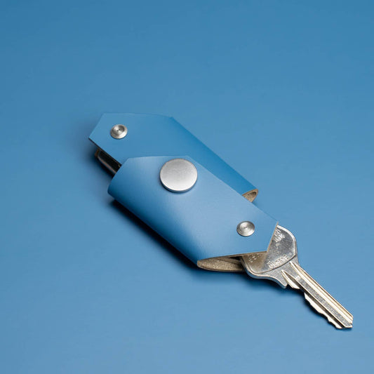 Keyfolder - Deep Sea Blue - Recyled Leather | LEMUR