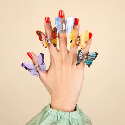 Butterfly - mini hair claw - lavender blue | Coucou Suzette