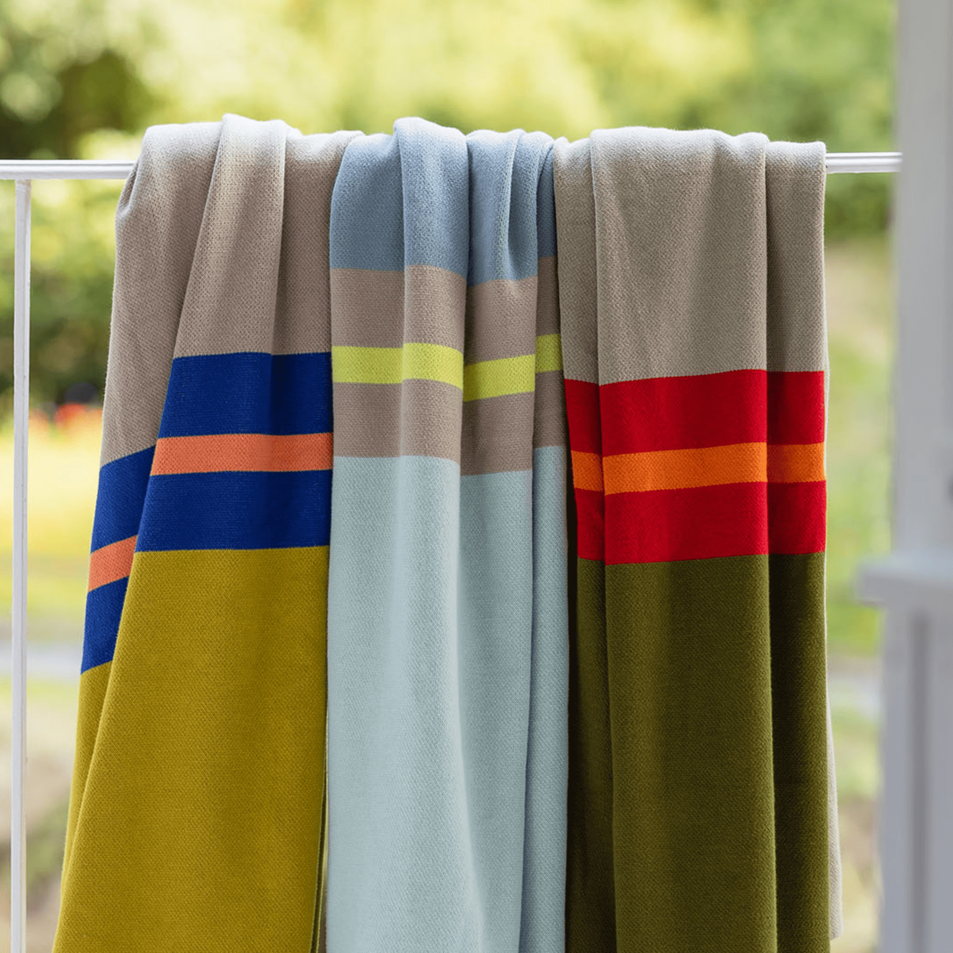 Knitted Cotton Blanket - Basil | Remember - de inKijk