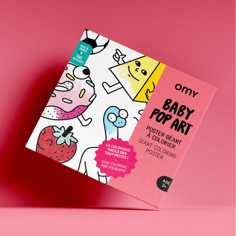 Baby Pop Art - Giant coloring poster | Omy