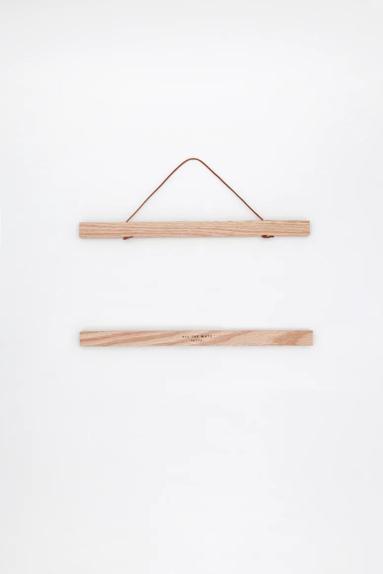 Wooden Magnetic Hanger For Posters - Medium - Oak  | All the ways to say