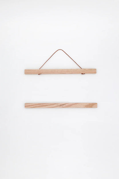 Wooden Magnetic Hanger For Posters - Medium - Oak  | All the ways to say