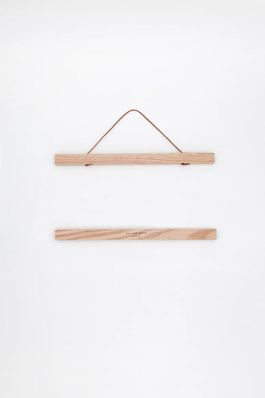 Wooden Magnetic Hanger For Posters - Medium - Oak  | All the ways to say