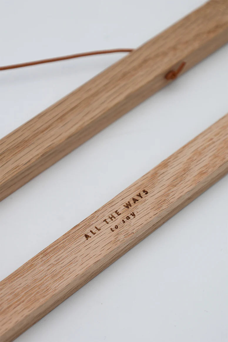 Wooden Magnetic Hanger For Posters - Medium - Oak  | All the ways to say