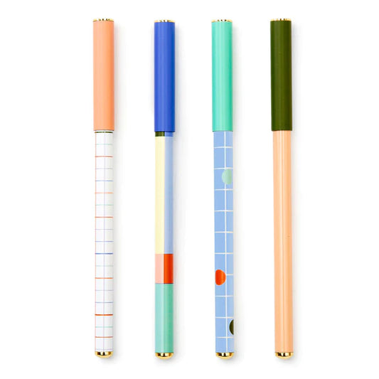 Ballpoint pens - set van 4 | Kikkerland