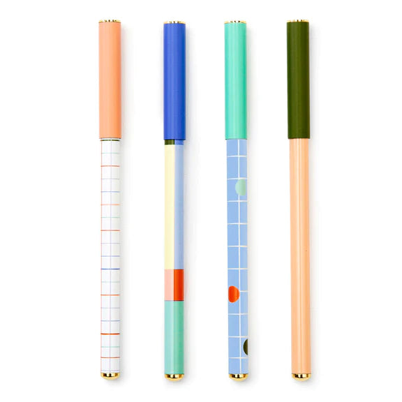 Ballpoint pens - set van 4 | Kikkerland - de inKijk