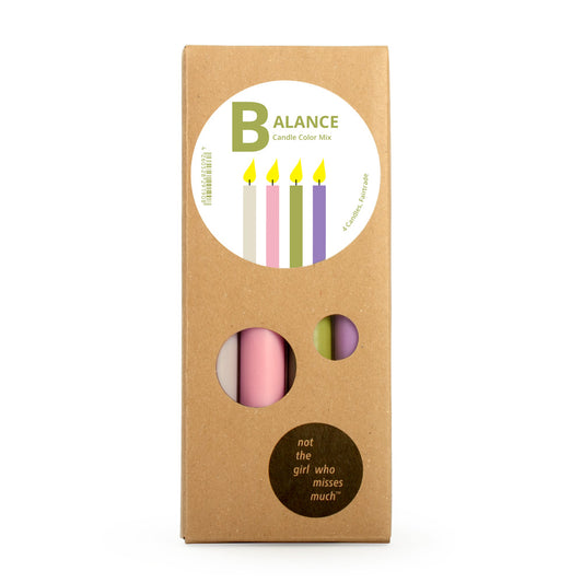 Balance Candles - set of 4 | Not the girl who misses much