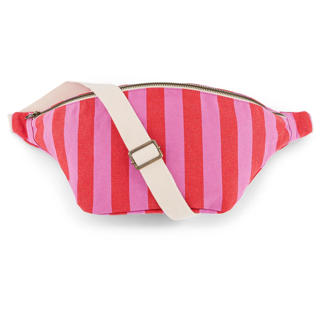 Banana bag - Orchid/Red Stripes | Rose in April