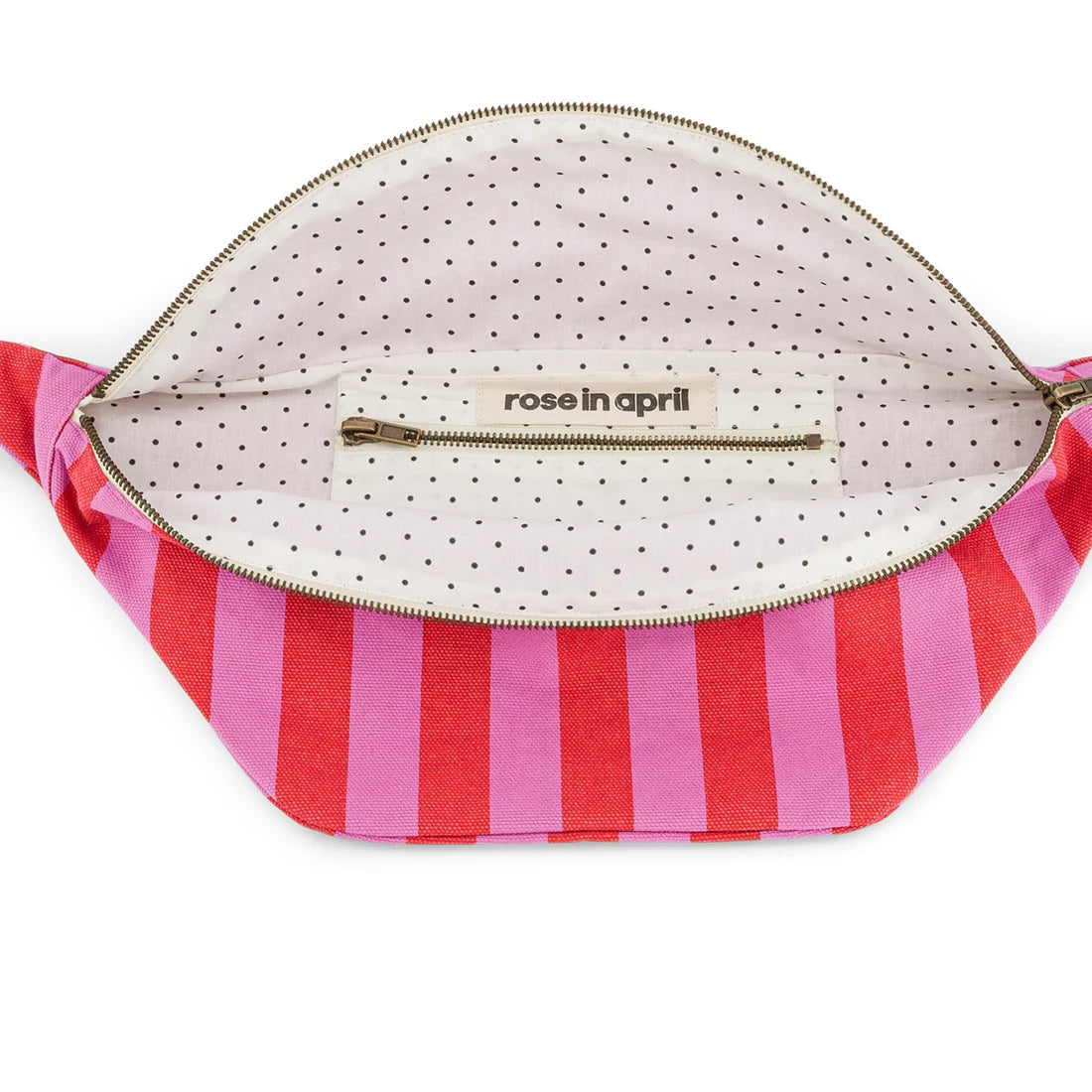 Banana bag - Orchid/Red Stripes | Rose in April