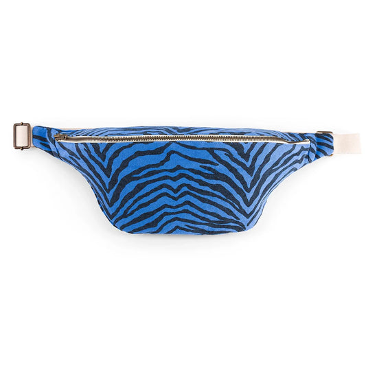 Bum bag - Zebra Blue Greek | Rose in April