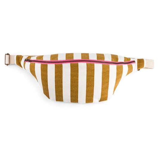Bum bag - Caramel Stripes | Rose in April