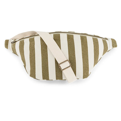 Bum bag - Olive/Greige Stripes | Rose in April - de inKijk