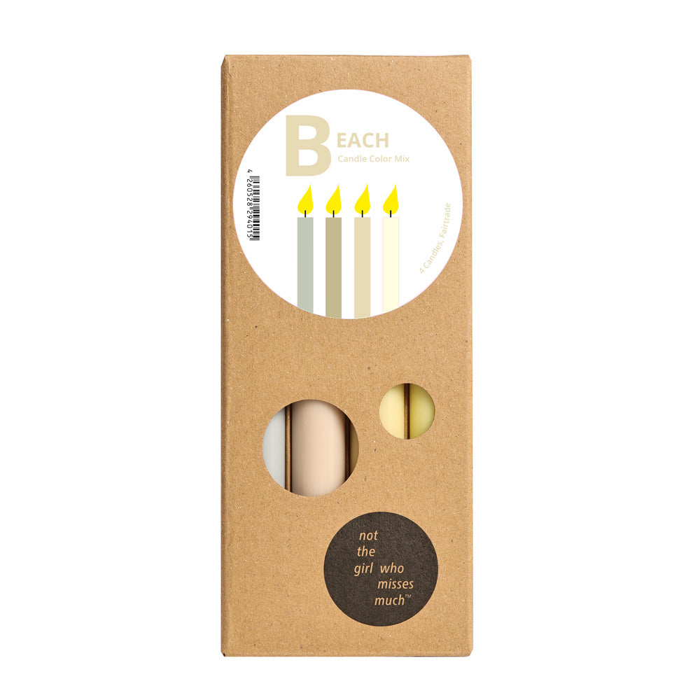 Beach Candles - set of 4 | Not the girl who misses much