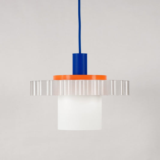 Hanglamp Gigi Nr.1 - blauwe kabel | Warren&Laetitia