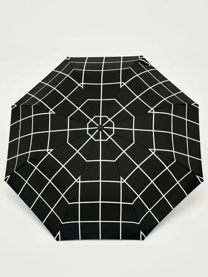 Eco-vriendelijke Paraplu - black grid | Original Duckhead - de inKijk