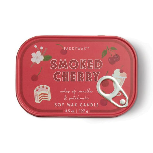 Bistro printed tin candle - Smoked Cherry | Paddywax
