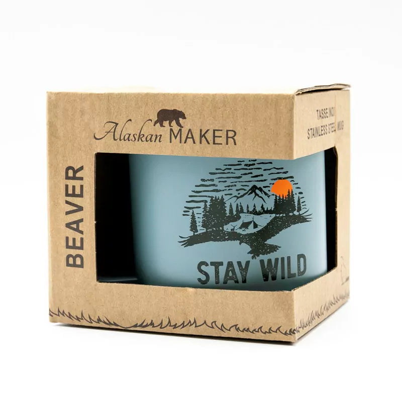 Mug beaver - blue | Alaskan Maker - de inKijk