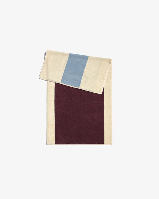 Handdoek - sky blue bordeaux | SUITE702 - de inKijk
