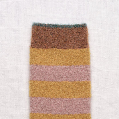 Sokken - Mousse Honey Striped | Bonne Maison