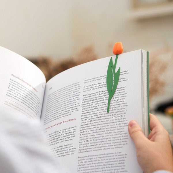 Bookmark Tulip - orange | Balvi