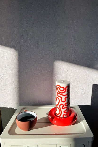 Bob Candle Holder - Large - Red | Studio About