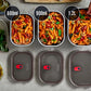 Steel Food Box - Small - Grey/Red | Black+blum - de inKijk