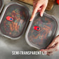 Steel Food Box - Small - Grey/Red | Black+blum - de inKijk