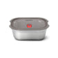 Steel Food Box - Small - Grey/Red | Black+blum - de inKijk