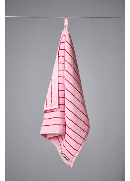 Naram guest towel - baby pink & ski patrol | Bongusta - de inKijk