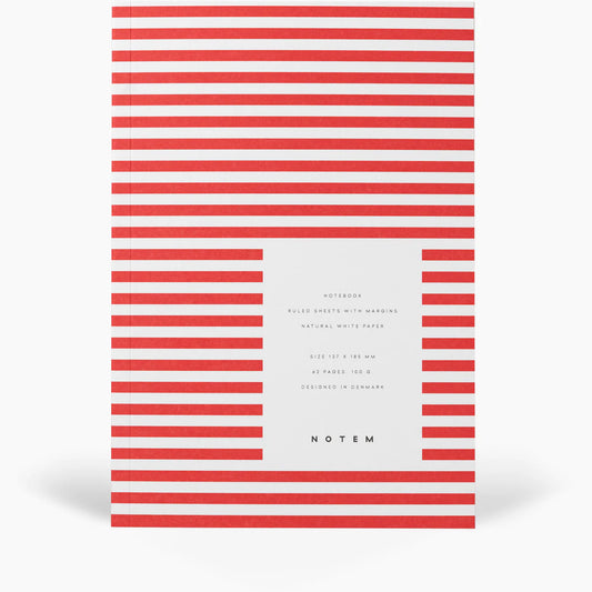 Vita softcover notebook - bright red | Notem-Studio