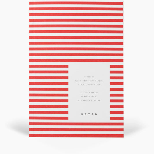 Vita softcover notebook - bright red | Notem-Studio - de inKijk