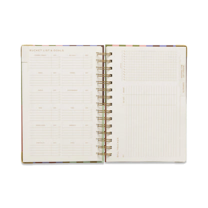 Undated Perpetual Planner - Bold Stripe | Designworks Ink
