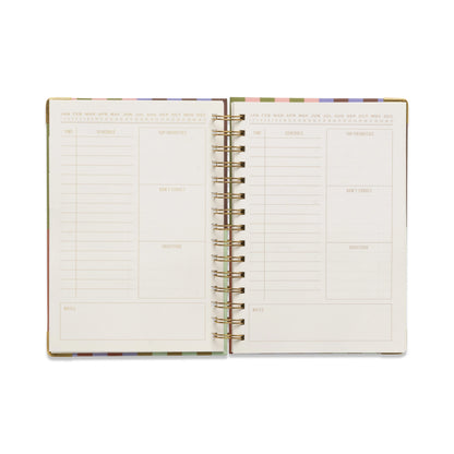 Undated Perpetual Planner - Bold Stripe | Designworks Ink