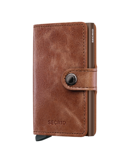 Mini wallet - Vintage cognac brown | Secrid - de inKijk