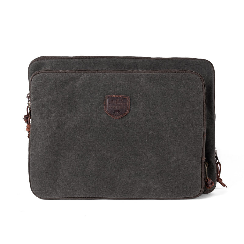 Laptop sleeve Paxson - 15/15.6" - charcoal | Alaskan Maker - de inKijk